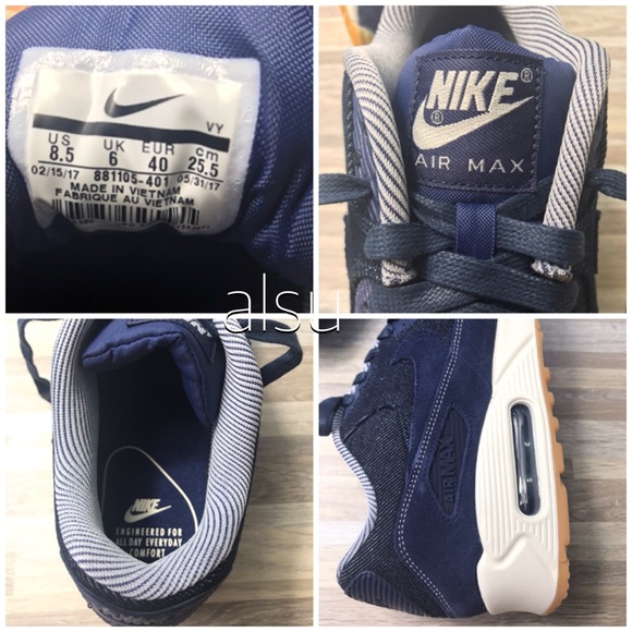 NWT Nike Air Max 90 Binary Blue WMNS - Picture 6 of 7